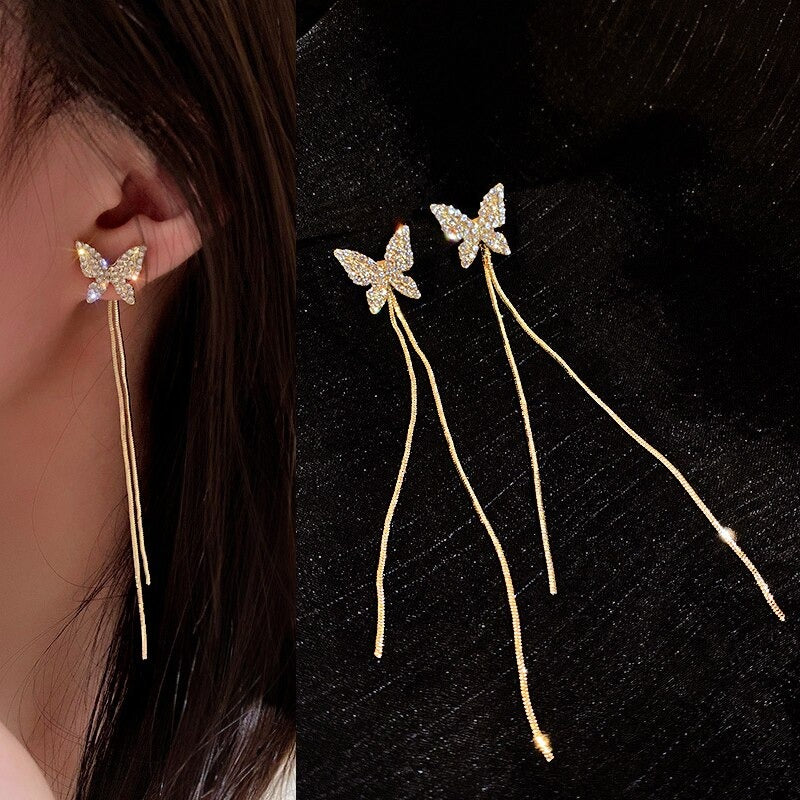 BUTTERFLY EARRINGS (PAIR)