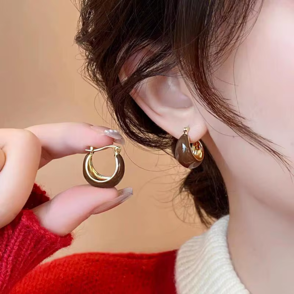 WOODLAND AURA HOOPS (PAIR)