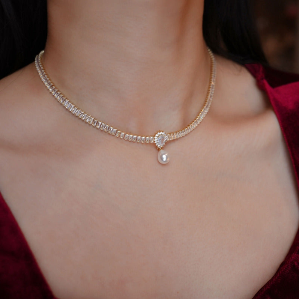 PEARL DANGLE JEWELRY SET