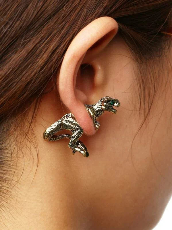 3D REALISTIC T-REX EARRING