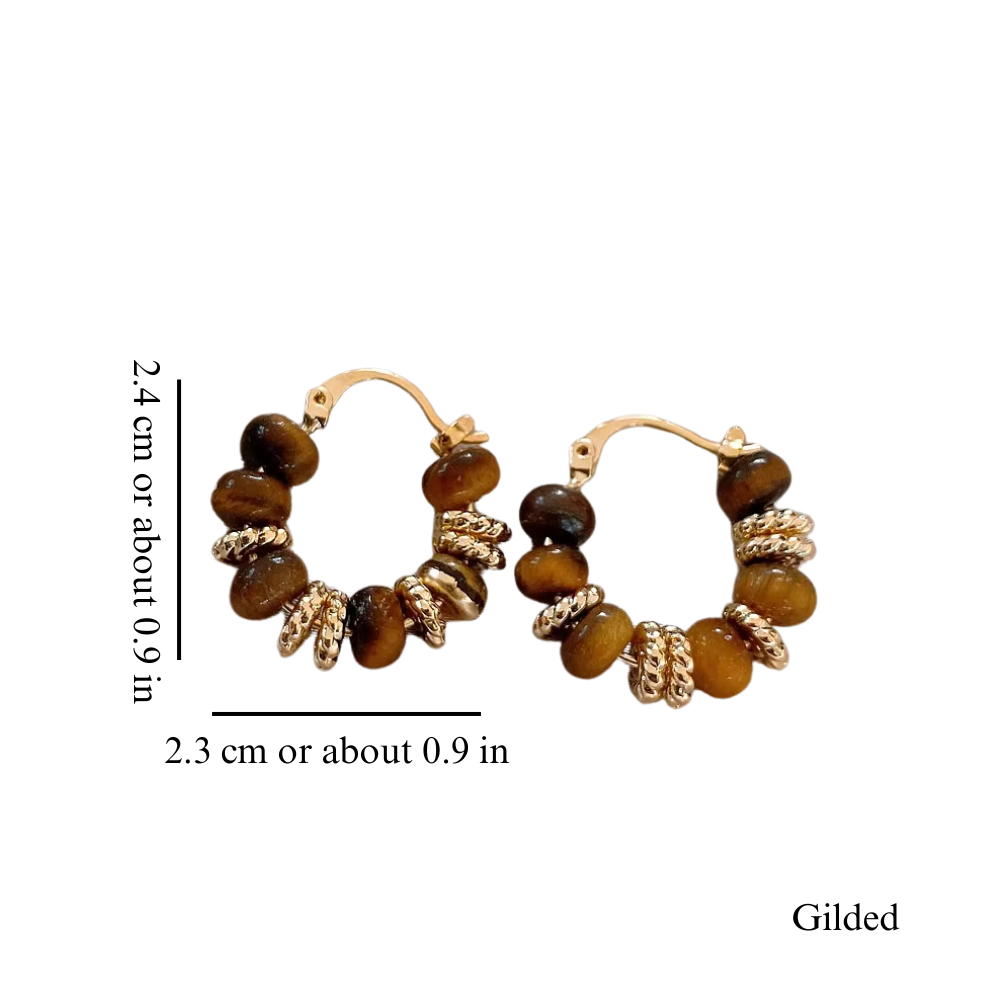 WOODLAND AURA HOOPS (PAIR)