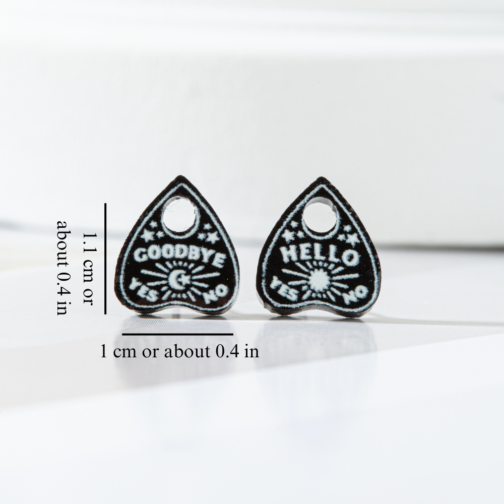 WITCHY PLANCHETTE EARRINGS (PAIR)