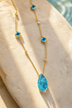 Ocean Wave Pendant Necklace