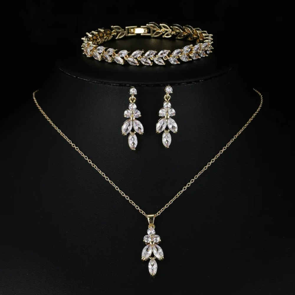 BRIDAL WEDDING JEWELRY SET
