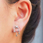 FROG EARRINGS (PAIR)