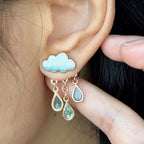 RAINDROP EARRINGS (PAIR)