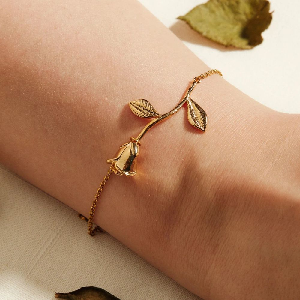 WHIMSICAL ROSE BRACELET (ADJUSTABLE)