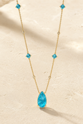 Ocean Wave Pendant Necklace