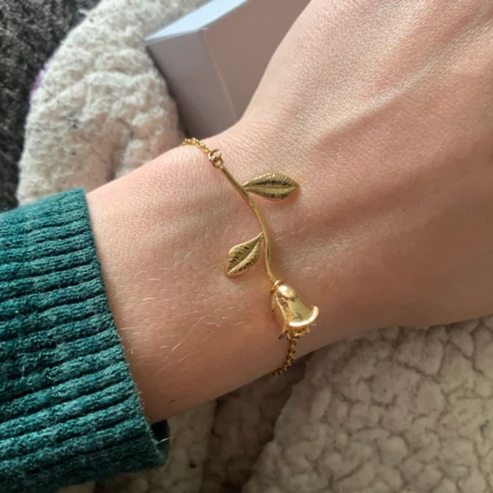 WHIMSICAL ROSE BRACELET (ADJUSTABLE)