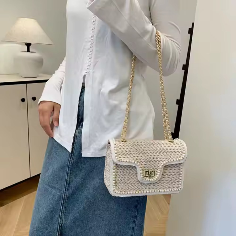 VIVAGLOW™ | PEARL BOHO HANDBAG