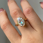 GOLD OPAL RING