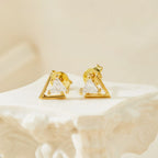ARROWHEAD STUD EARRINGS (PAIR)