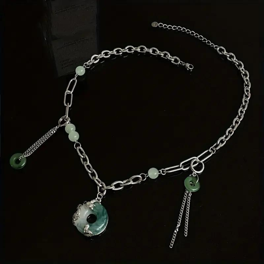 JADE DRAGON JEWELRY SET