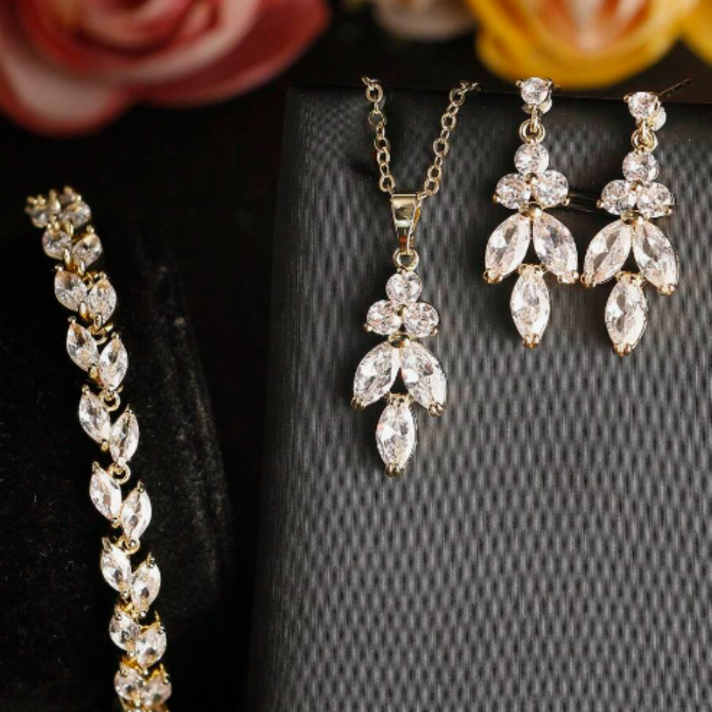 BRIDAL WEDDING JEWELRY SET