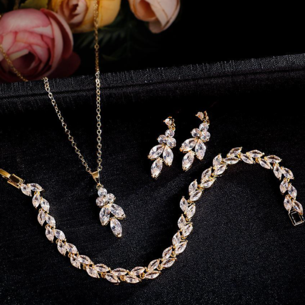 BRIDAL WEDDING JEWELRY SET