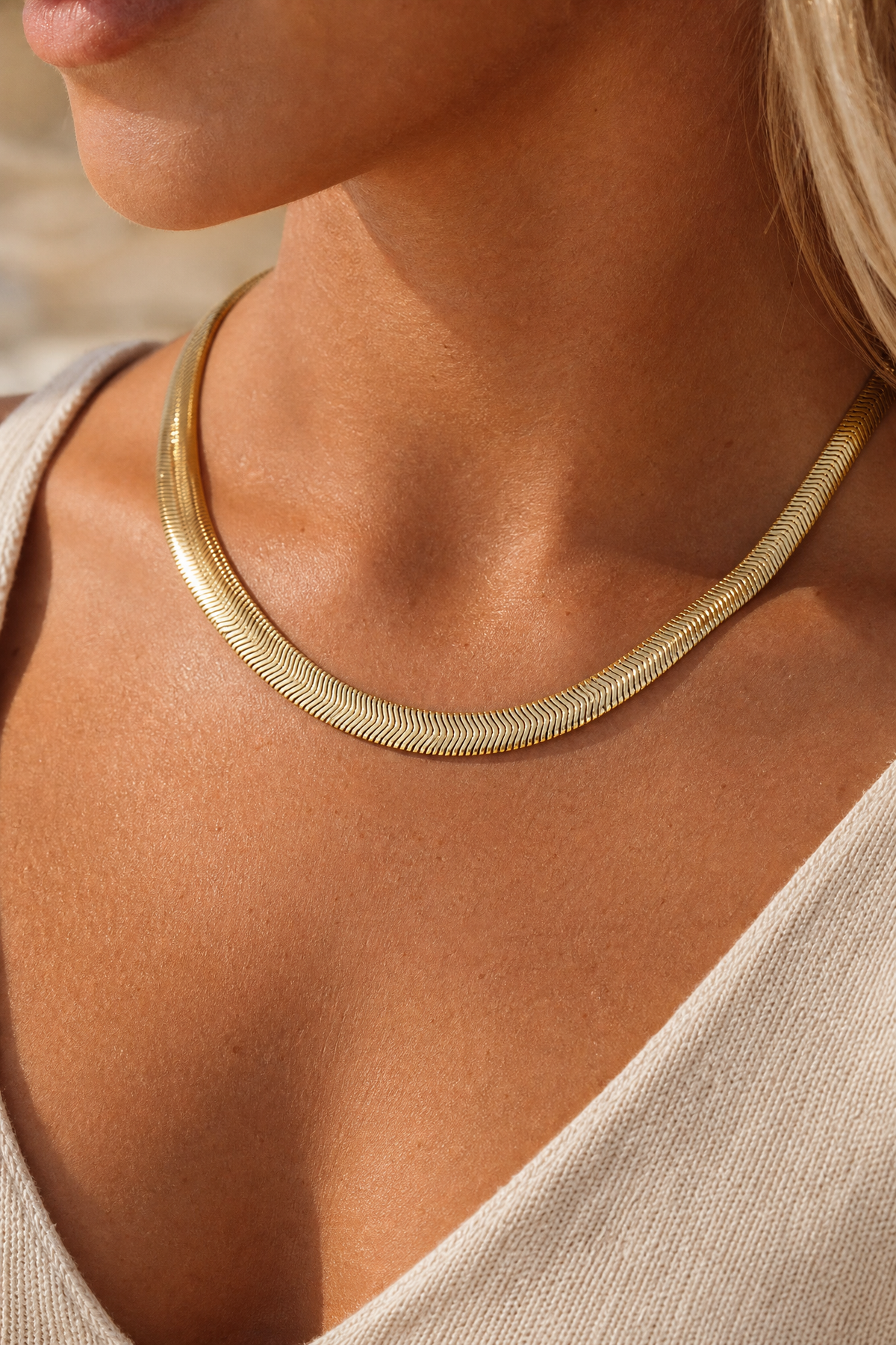 Riviera Herringbone Necklace