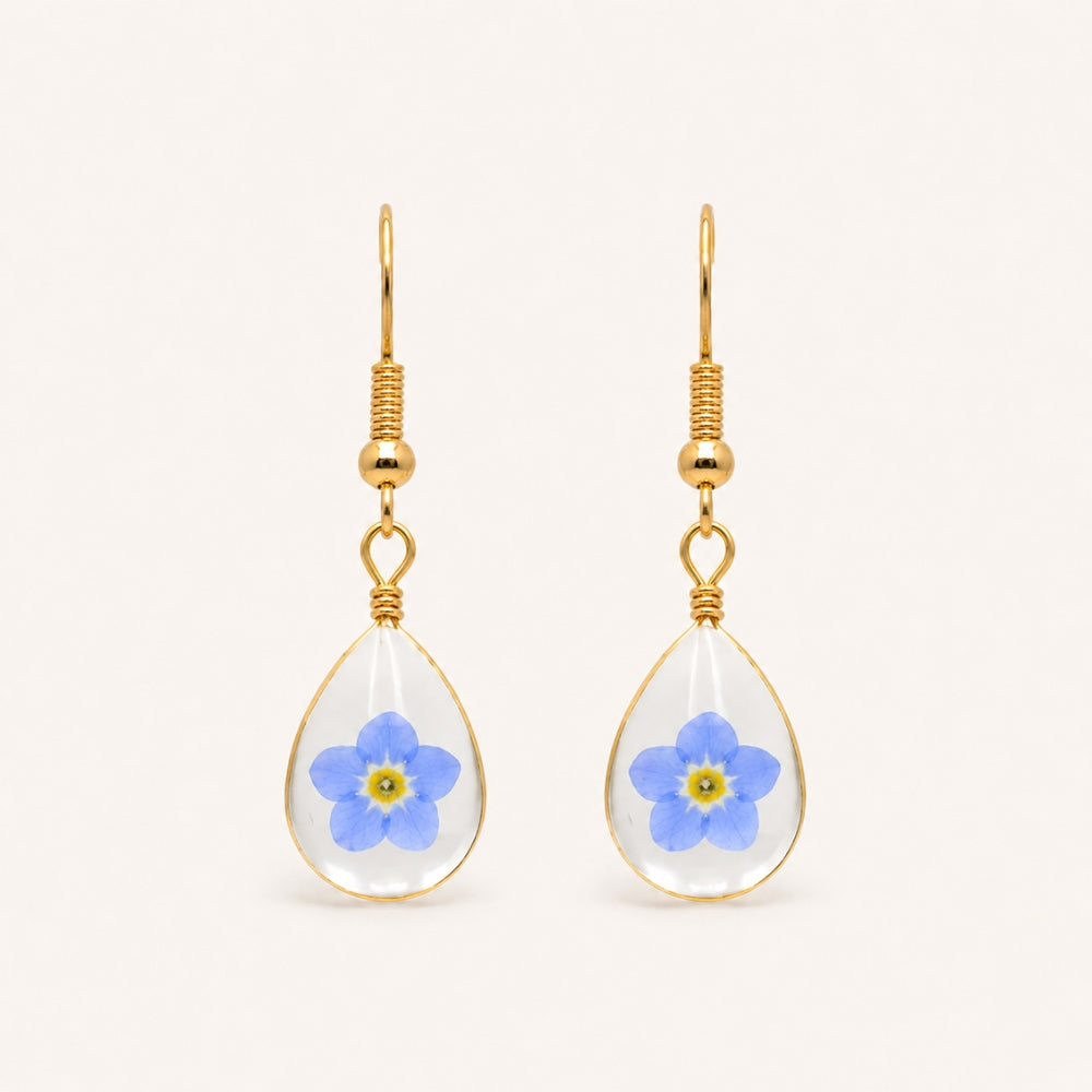 FORGET-ME-NOT EARRINGS (PAIR)
