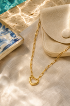 Heart shape Gold-plated Necklace