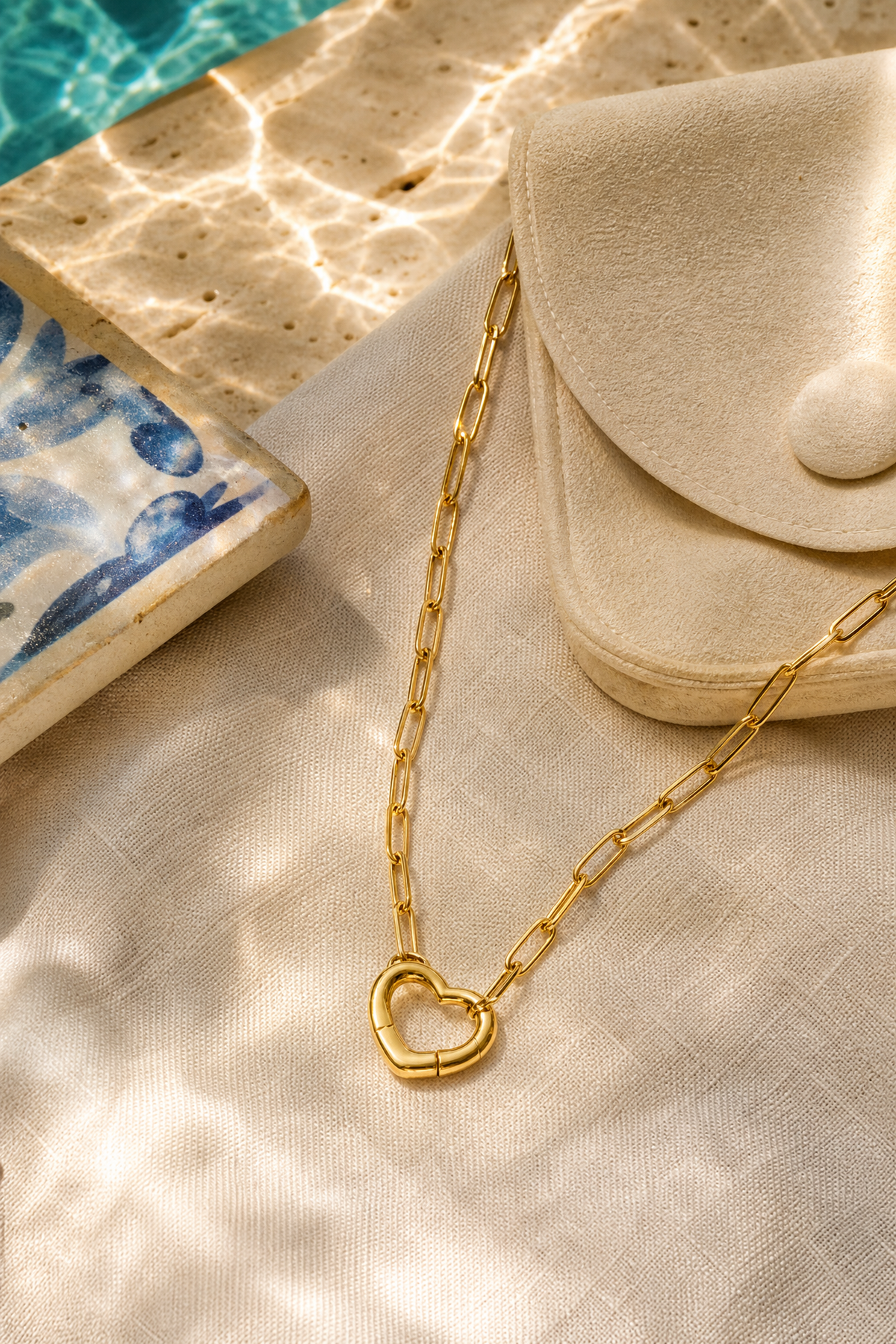 Heart shape Gold-plated Necklace