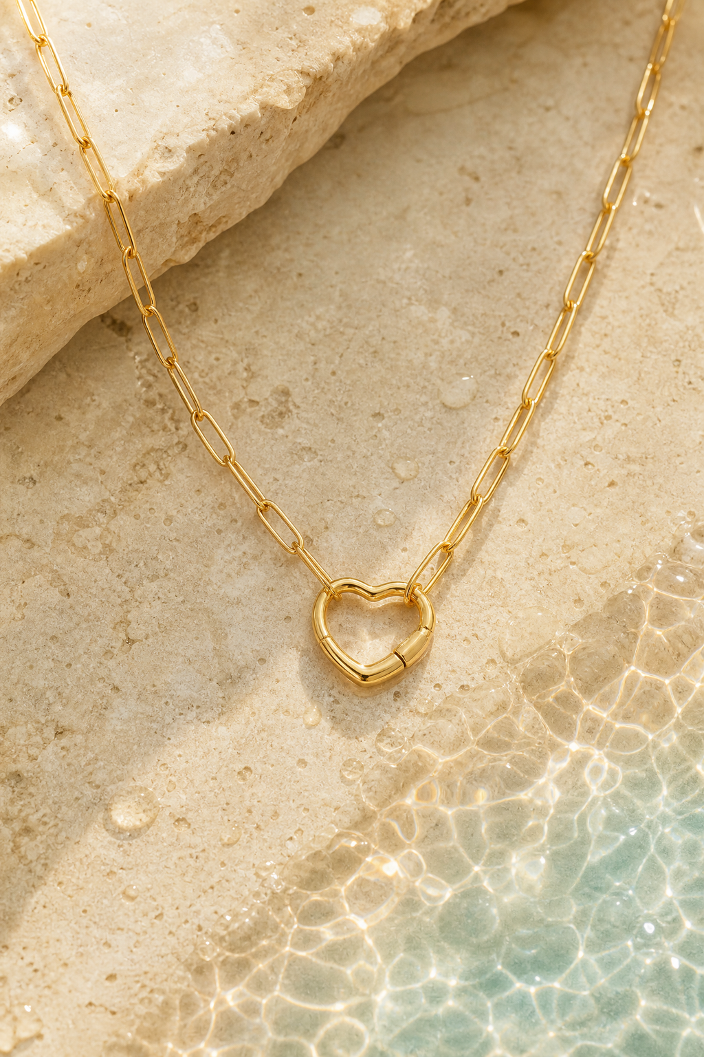 Heart shape Gold-plated Necklace