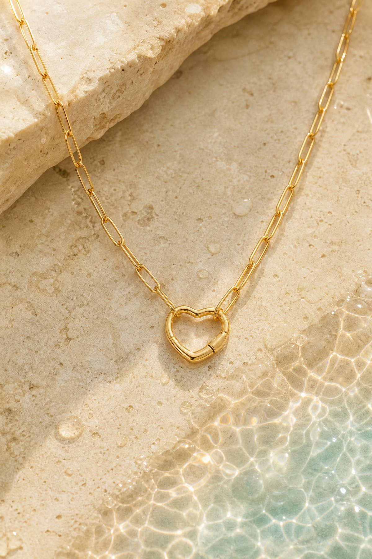 Heart shape Gold-plated Necklace