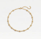 Spina Barbed Choker — 14k Gold Barbed Wire Chain Necklace