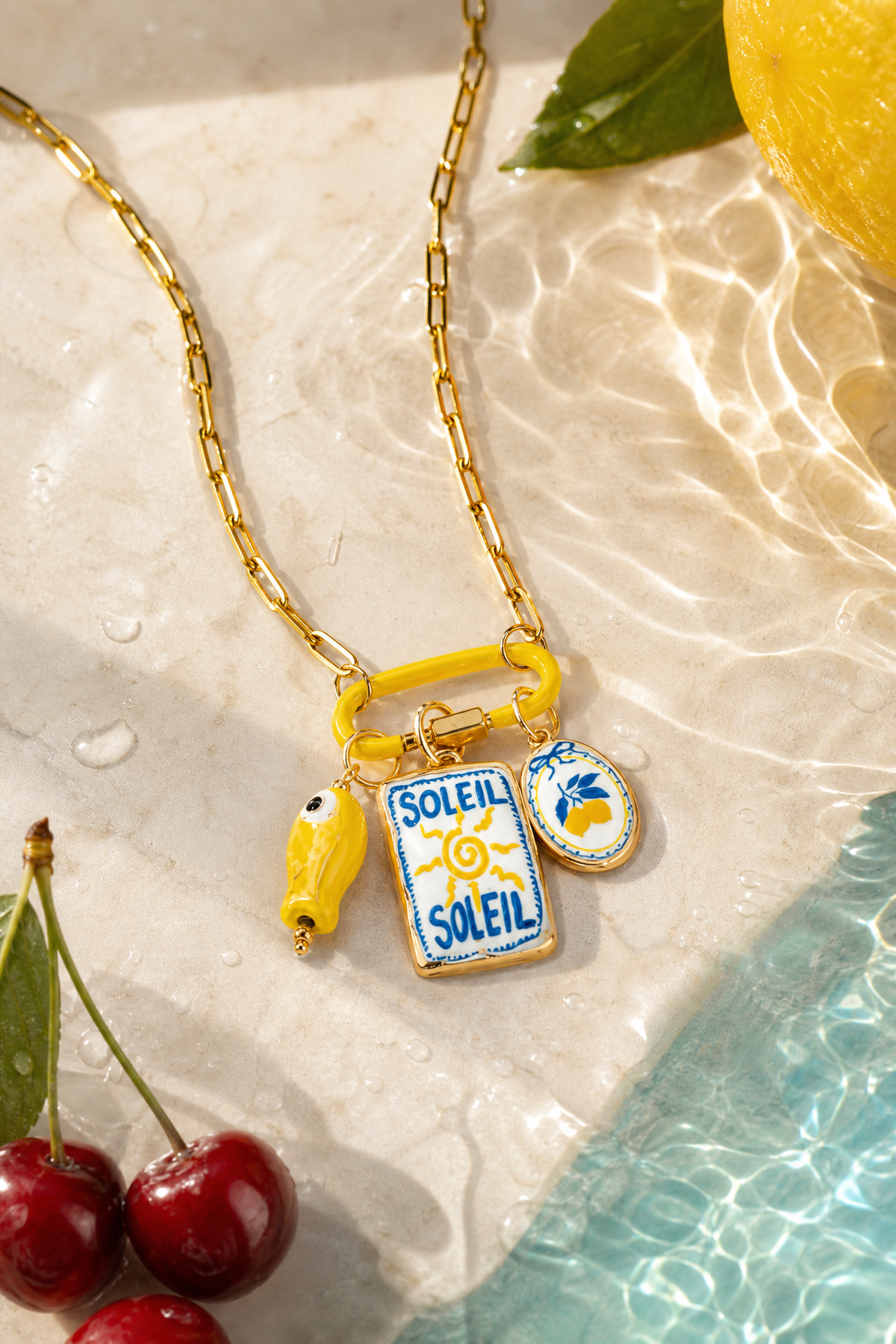 Limone Charm Necklace