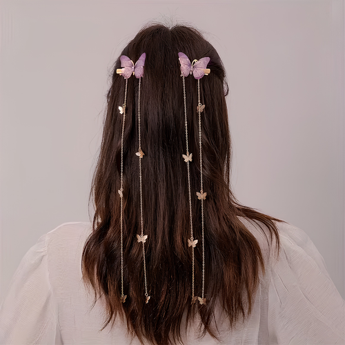 BUTTERFLY HAIR CLIPS
