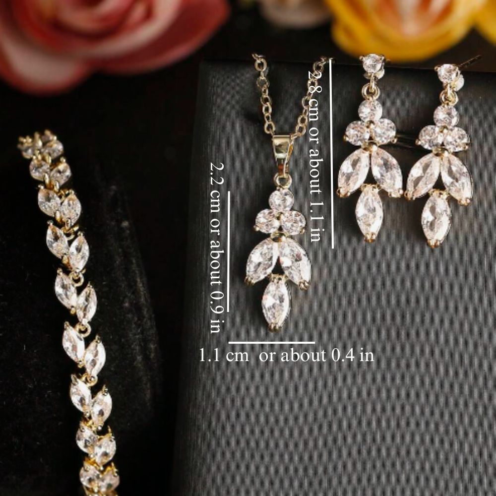 BRIDAL WEDDING JEWELRY SET