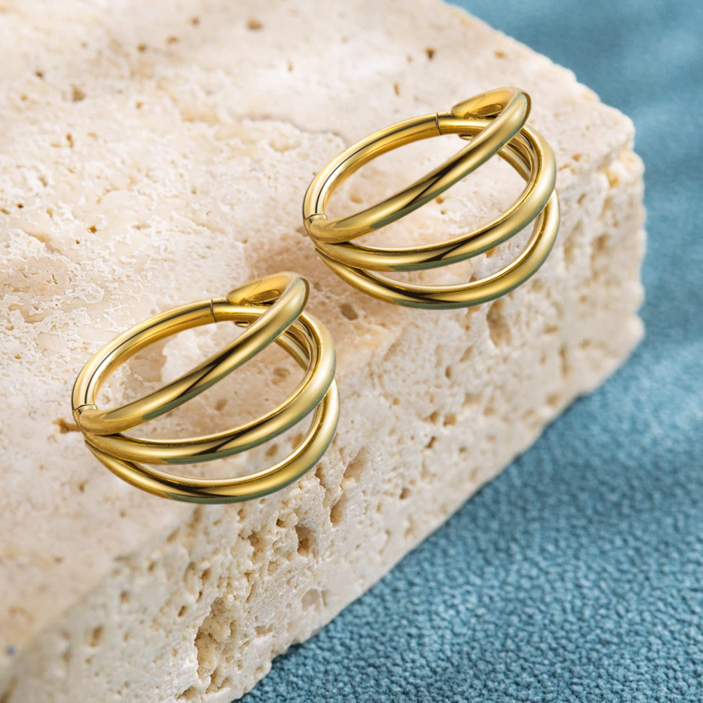 TRIPLE HARMONY HOOPS (PAIR)