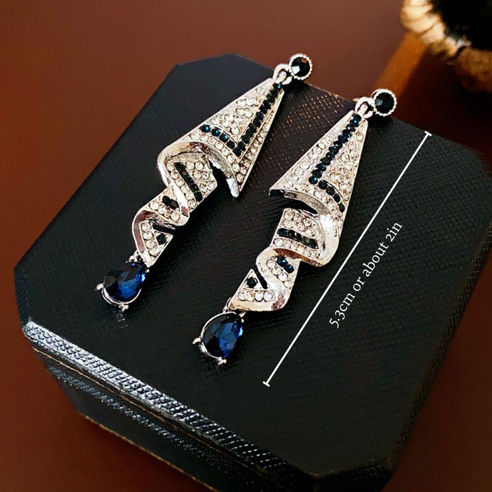 VINTAGE GEMSTONE EARRINGS (PAIR)