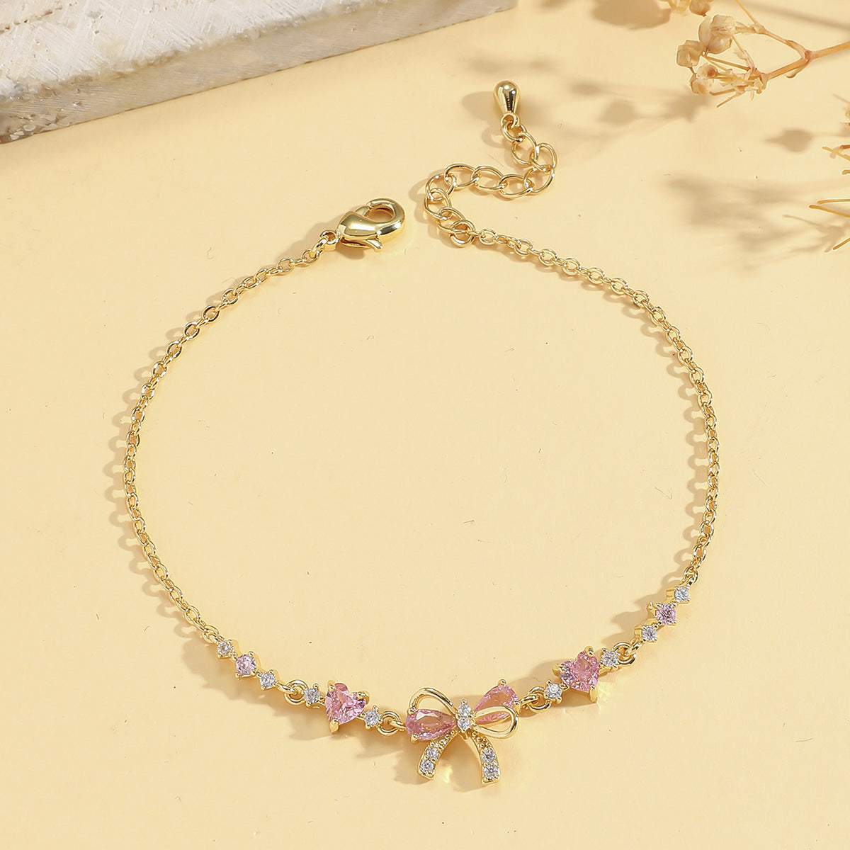 Butterfly Knot Pendant Bracelet