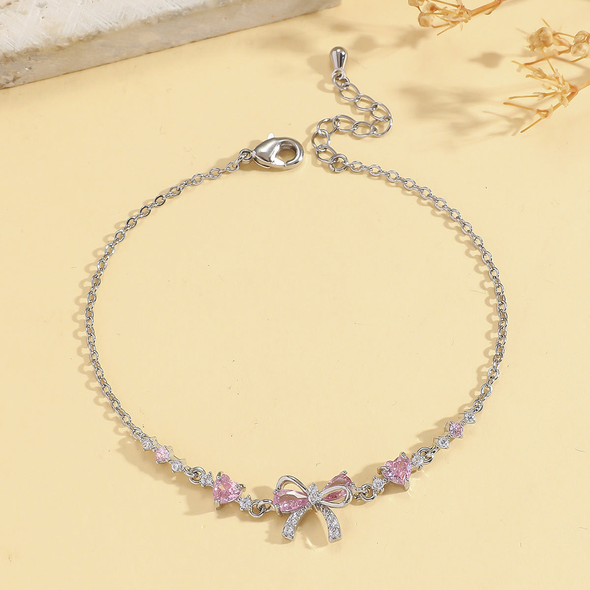 Butterfly Knot Pendant Bracelet