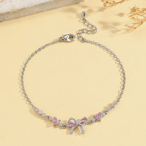 Butterfly Knot Pendant Bracelet