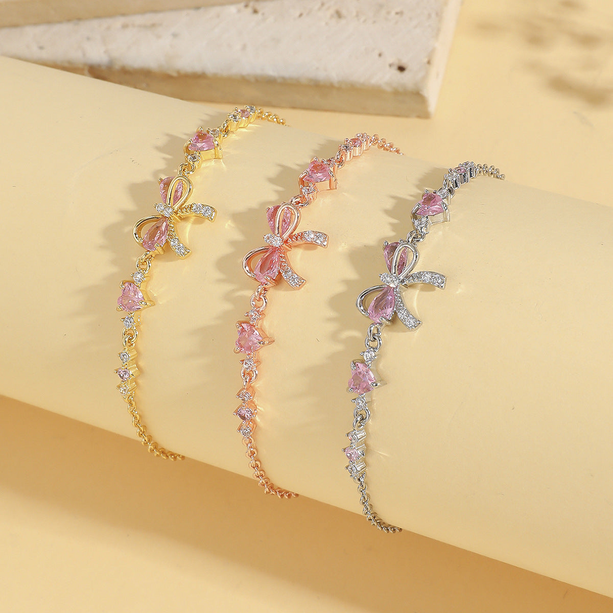 Butterfly Knot Pendant Bracelet