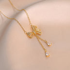 Butterfly Knot Pendant Necklace