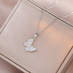 Butterfly zircon Necklace