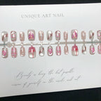 Weihnachts-Lebkuchenmann Süßigkeiten-Sterne zum Aufkleben (Press-on Nails)