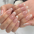 Classic shape french press on nails