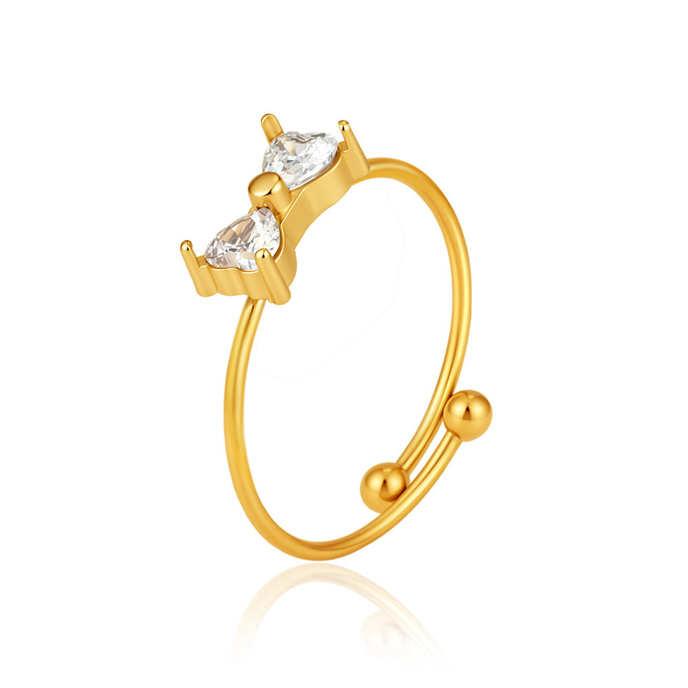 Classy adjustable open ring