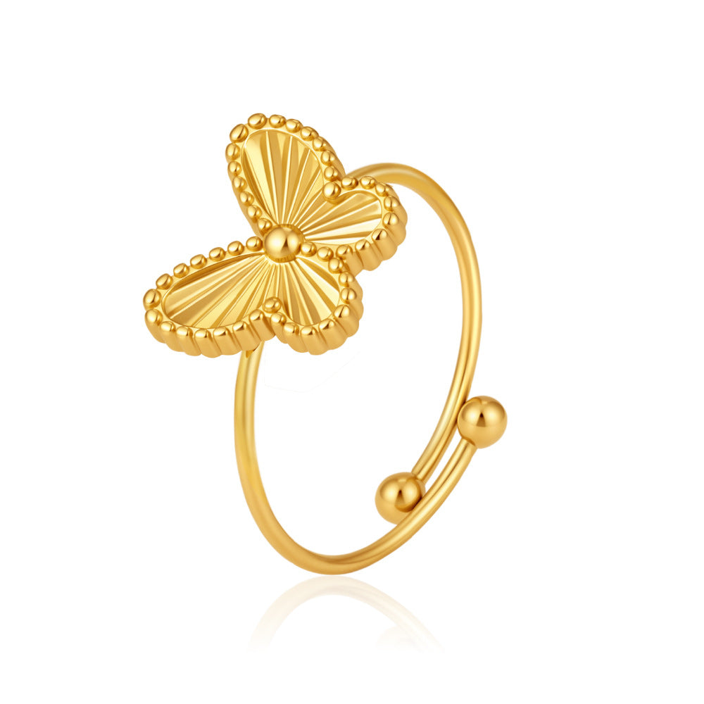 Classy adjustable open ring