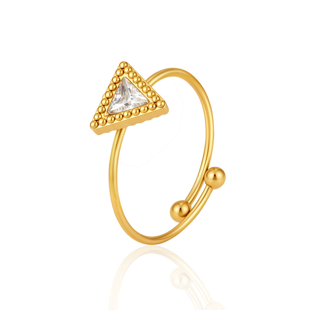 Classy adjustable open ring