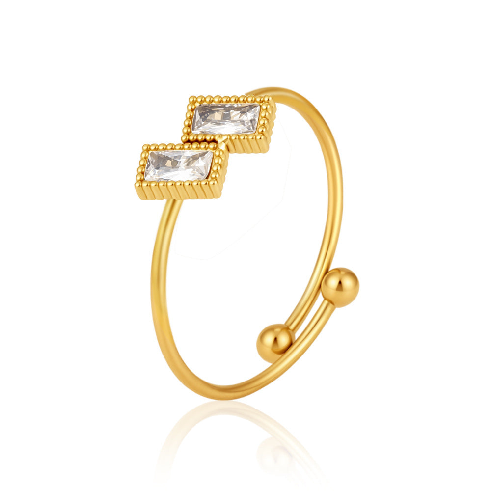 Classy adjustable open ring