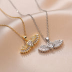 Dreamy Angel Love Zircon necklace