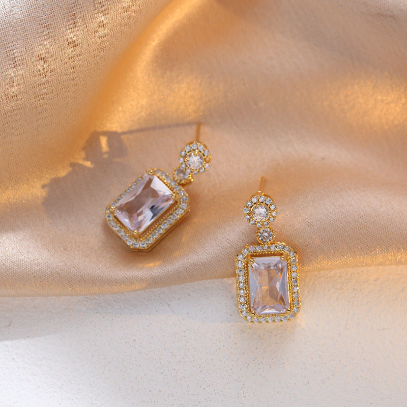 Elegant Zirconia Earrings