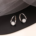 Exquisite zircon earrings