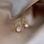 Exquisite zircon earrings