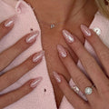 Hailey dot press on nails