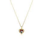 Heart of the Ocean crystal pendant necklace