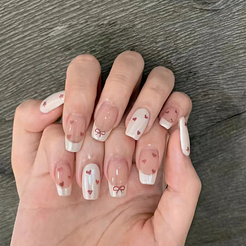 Weihnachts-Lebkuchenmann Süßigkeiten-Sterne zum Aufkleben (Press-on Nails)